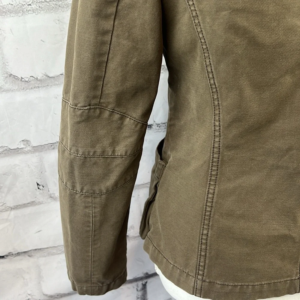 Max & Co 100% Cotton Hooded Jacket Brown - Picture 7 of 14